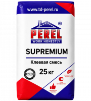 Perel Supremium С2 ТЕ S1, 25 кг, эластичная, водостойкая, беспылевая клеевая смесь