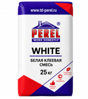 Клеевая смесь Perel White C1TE, 25 кг