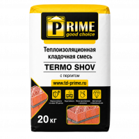 Теплая кладочная смесь Prime Termo Shov 6130, 20 кг