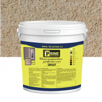 Цветная декоративная затирка Prime Grout, бежевая, 6 кг