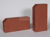 Брусчатка красная ЛСР «Лондон» бордюр 0,51NF