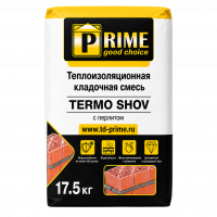 Теплая кладочная смесь Prime Termo Shov 8230, 17.5 кг