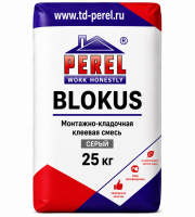 Монтажно-кладочная клеевая смесь Perel Blokus, 25 кг