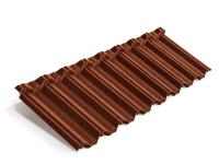 Лист композитной черепицы Metrotile MetroClassic терракотовый