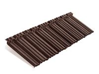 Лист композитной черепицы Metrotile MetroShake 2 коричневый