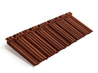 Лист композитной черепицы Metrotile MetroShake 2 терракотовый
