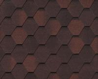 Черепица гибкая RoofShield Премиум Стандарт гранатовый отлив