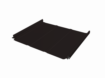 Кликфальц Pro Line Grand Line 0,5 Satin Matt с пленкой на замках RAL 9005 черный