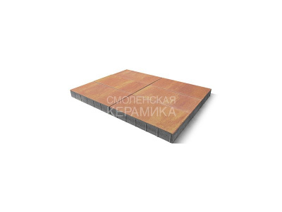 Тротуарная плитка BRAER "Сити" Color Mix Рассвет, 80 мм