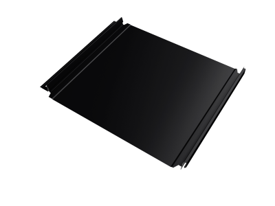 Кликфальц Double Pro Grand Line 0,5 Satin Matt с пленкой на замках RAL 9005 черный