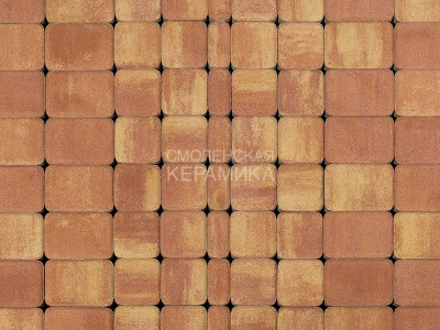 Тротуарная плитка BRAER Классико, Color Mix Рассвет