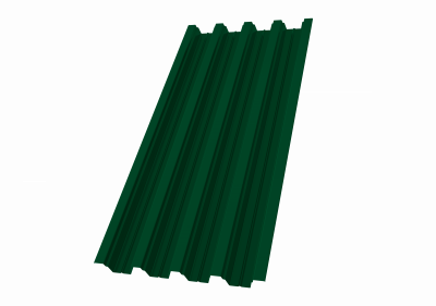 Профнастил Н75R 0,5 PE lite RAL 6005 зеленый мох