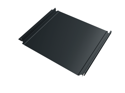 Кликфальц Double Pro Grand Line 0,5 Satin Matt с пленкой на замках RAL 7016 антрацитово-серый