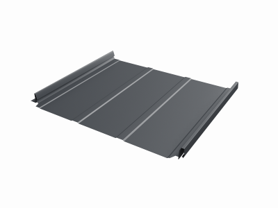 Кликфальц Pro Line Grand Line 0,5 Velur X с пленкой на замках RAL 7024 мокрый асфальт