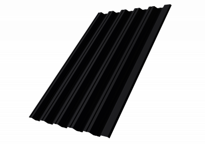 Профнастил НС35R 0,45 Drap TX RAL 9005 черный