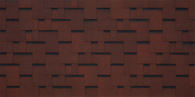 Черепица гибкая Tegola Sanremo rosso 402 (красный)