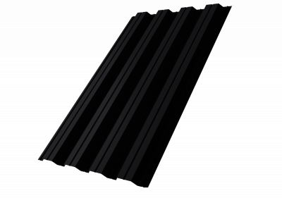 Профнастил НС44R Grand Line 0,5 Drap TX RAL 9005 черный
