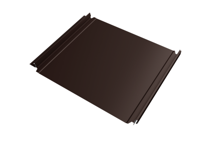 Кликфальц Double Pro Grand Line 0,45 Drap ST lite с пленкой на замках RAL 8017 шоколад