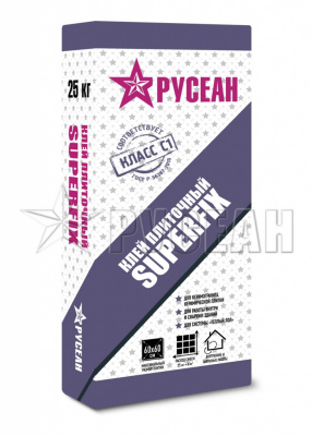 Клей для плитки СУПЕРФИКС, 25 кг