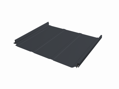Кликфальц Pro Line Grand Line 0,5 Satin с пленкой на замках RAL 7024 мокрый асфальт