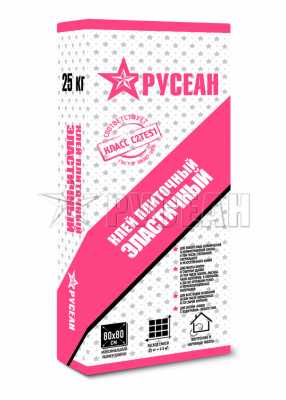 Клей для плитки ЭЛАСТИЧНЫЙ в мешках по 25 кг