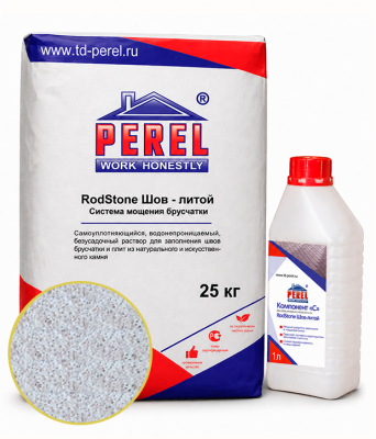 Perel «RodStone Шов-литой», белый, 25 кг + компонент "C"